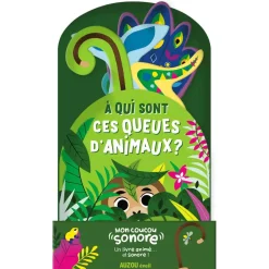 Livres*AUZOU Mon coucou sonore - À qui sont ces queues d'animaux ? de
