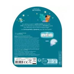 Livres*AUZOU Mon coucou sonore - Qui se cache dans la nuit ? Avec vernis phosphorescent ! de