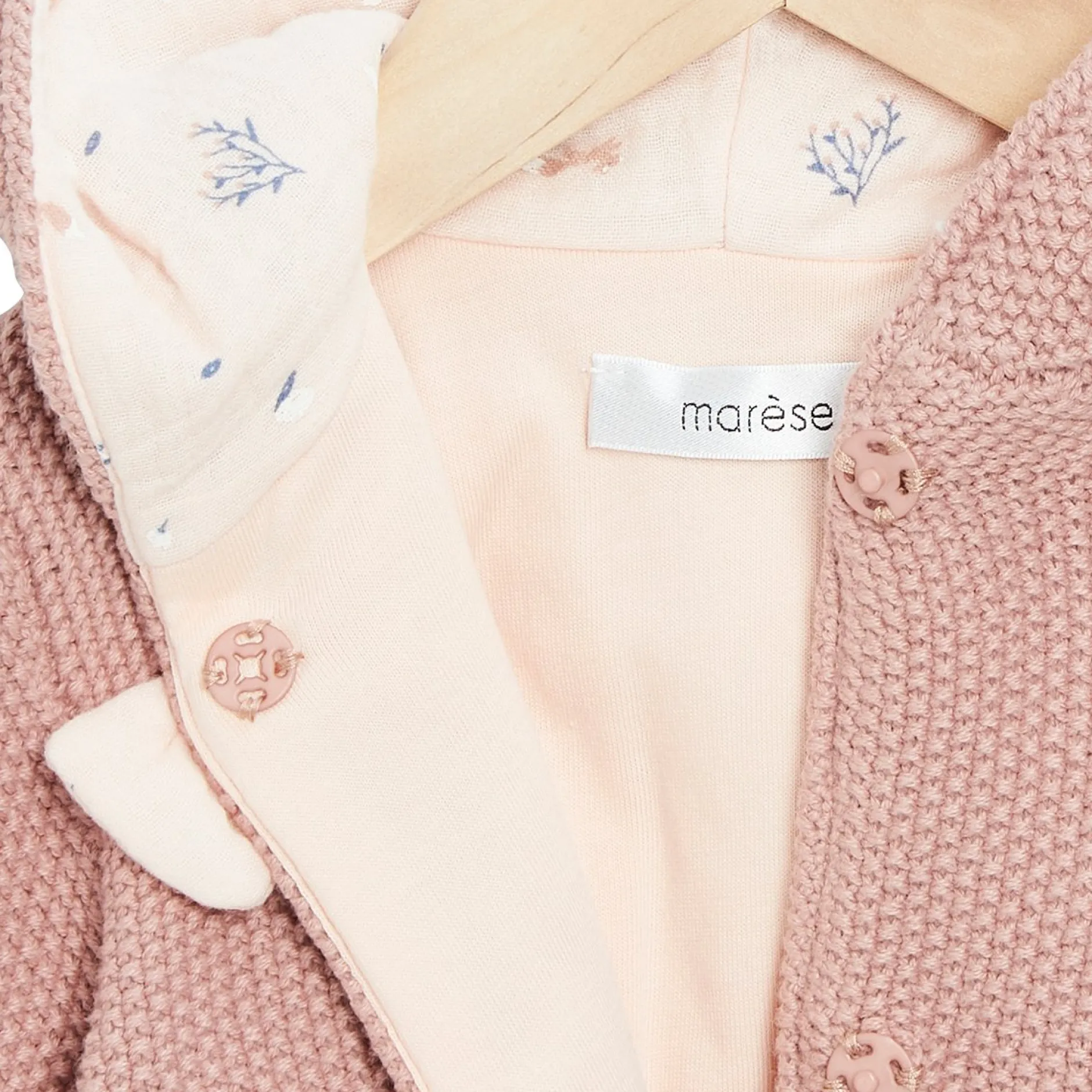 Vestes, Manteaux, Pilotes*Marèse Mon écureuil chou Veste en tricot à capuche 12 mois de Brown