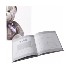 Coffrets De Naissance|Albums*Domiva Mon journal de naissance Ourson de