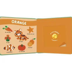 Livres*AUZOU Mon livre des odeurs et des couleurs de Fruits en folie