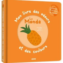 Livres*AUZOU Mon livre des odeurs et des couleurs de Le monde