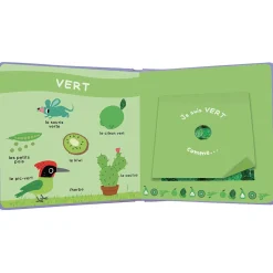 Livres*AUZOU Mon livre des odeurs et des couleurs de Le jardin