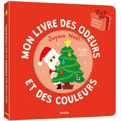 Livres*AUZOU Mon livre des odeurs et des couleurs de Joyeux noël