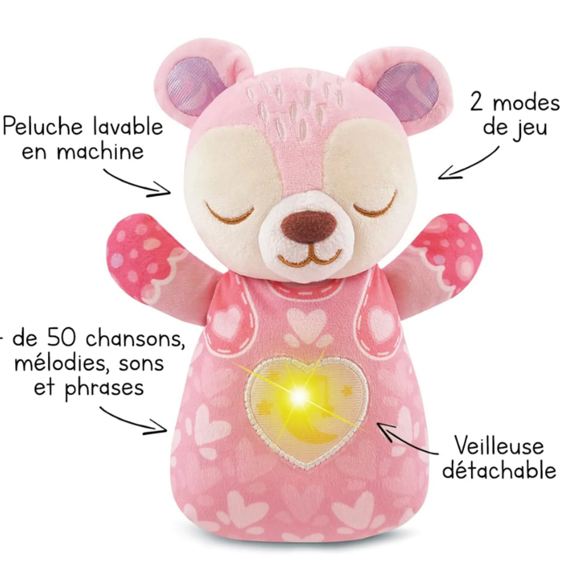 Jouets D'Activités*Vtech Mon ourson lumi dodo de Rose