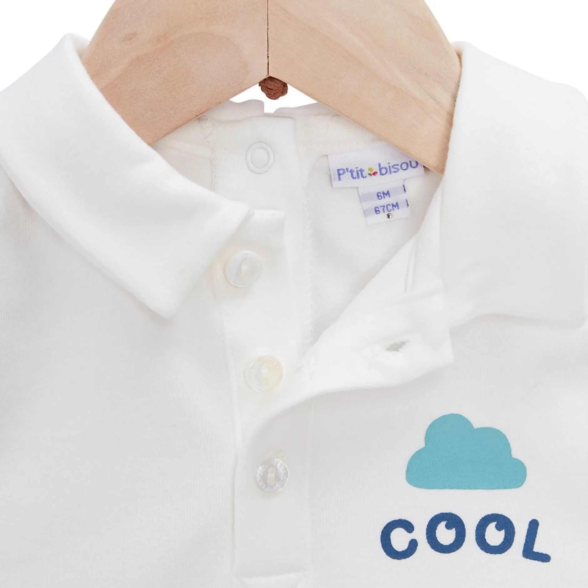 Pantalons, Shorts|T-Shirts, Polos, Chemises*P'tit bisou Mon Petit Nuage Ensemble 2 pièces de Nuage bleu