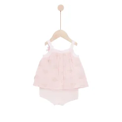 Combinaisons, Salopettes|T-Shirts, Blouses, Chemises*P'tit bisou Mon Petit Nuage Ensemble 2 pièces de Nuage rose