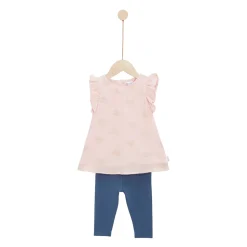 Pantalons, Shorts, Leggings|Robes, Jupes*P'tit bisou Mon Petit Nuage Ensemble 2 pièces de Nuage rose