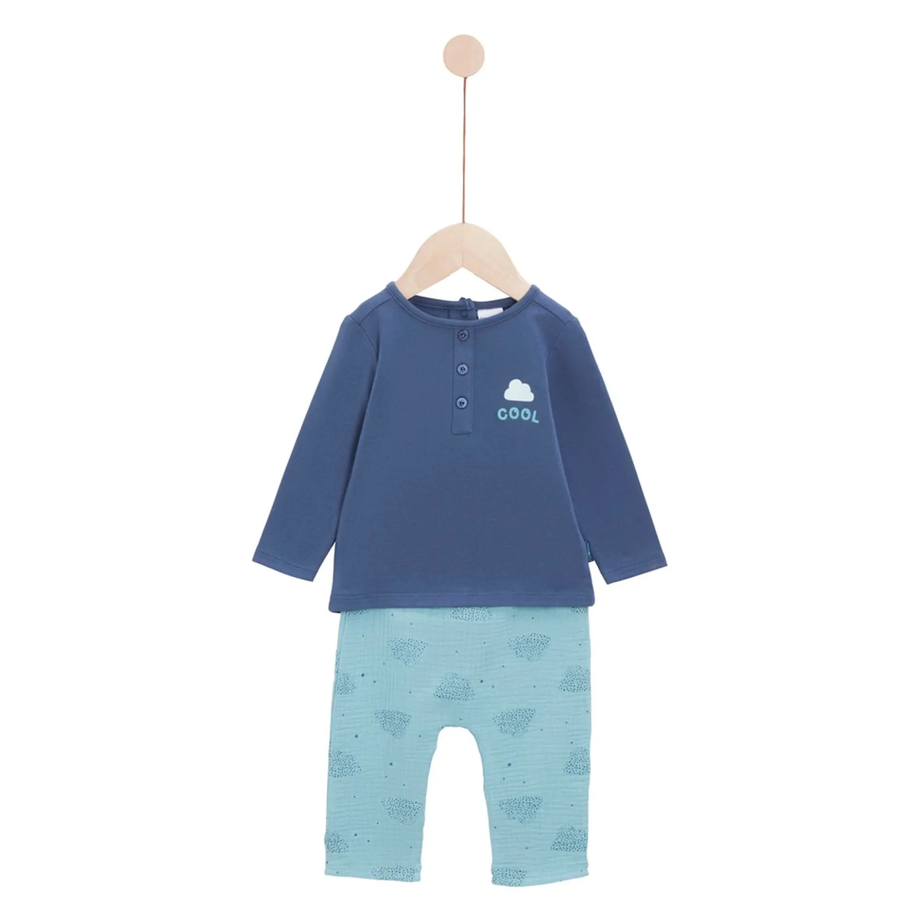 Pantalons, Shorts|T-Shirts, Polos, Chemises*P'tit bisou Mon Petit Nuage Ensemble 2 pièces de Brutus