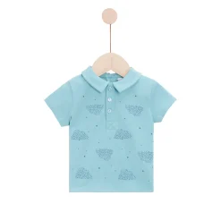 T-Shirts, Polos, Chemises*P'tit bisou Mon Petit Nuage Polo manches courtes de Nuage bleu