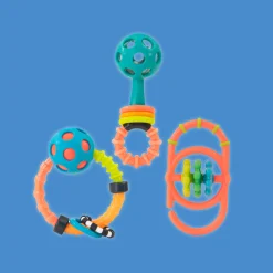 Hochets*Sassy Mon premier set de 3 hochets de