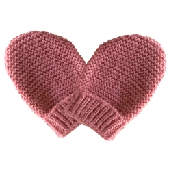 Collection Tricot|Bonnets, Moufles, Chaussons*P'tit bisou Moufles Collection Trousseau Tricot 2019 0-1 mois de Rose Petunia