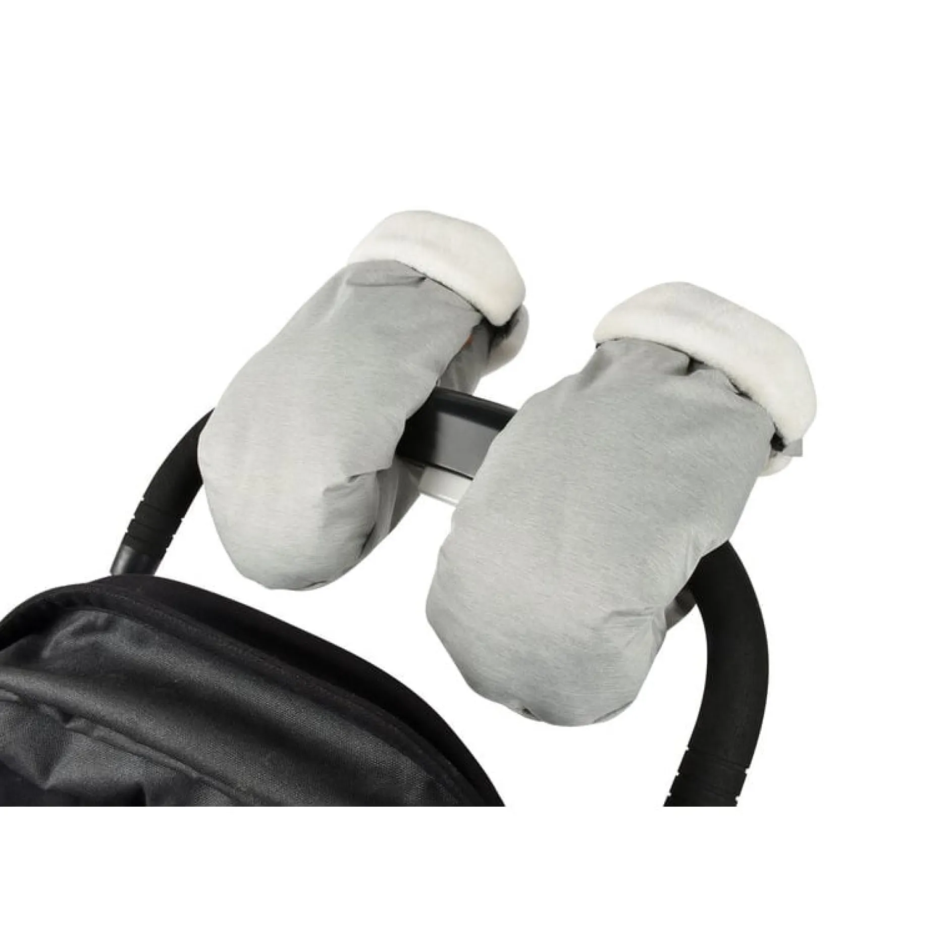 Tout Pour Vos Balades|Accessoires Poussettes*Béaba Moufles pour poussette de Gris chiné