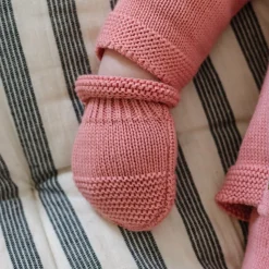 Bonnets, Moufles, Chaussons|Vêtements Naissance*La Manufacture de Layette Moufles Tricot Petits Chats Taille unique de Bouton de rose