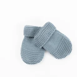 Bonnets, Moufles, Chaussons|Vêtements Naissance*La Manufacture de Layette Moufles Tricot Petits Chats Taille unique de Bleu Orage