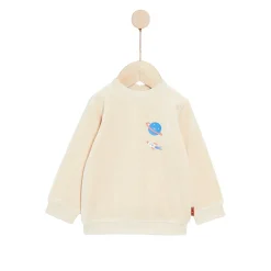 Gilets, Pulls*P'tit bisou Mr Constellation Sweat en velours de Beige Venus