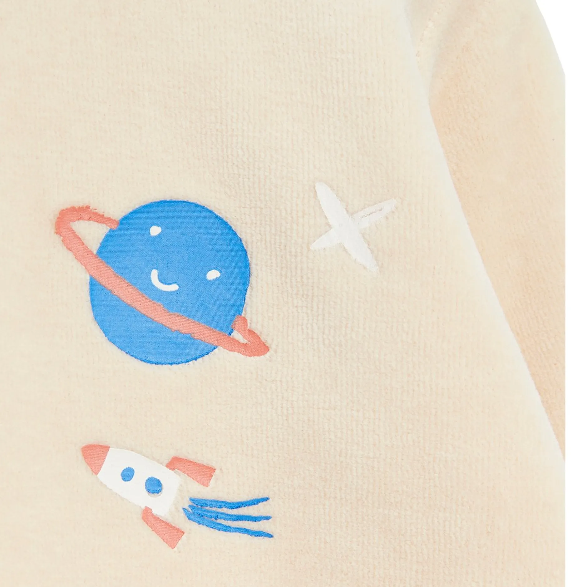 Gilets, Pulls*P'tit bisou Mr Constellation Sweat en velours de Beige Venus