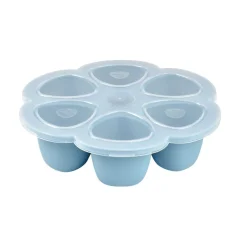 Pots*Béaba Multiportions silicone de Windy Blue