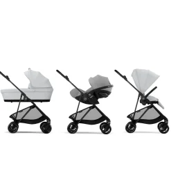 Tout Pour Vos Balades|Nacelles*CYBEX Nacelle Melio Cot de Fog Grey