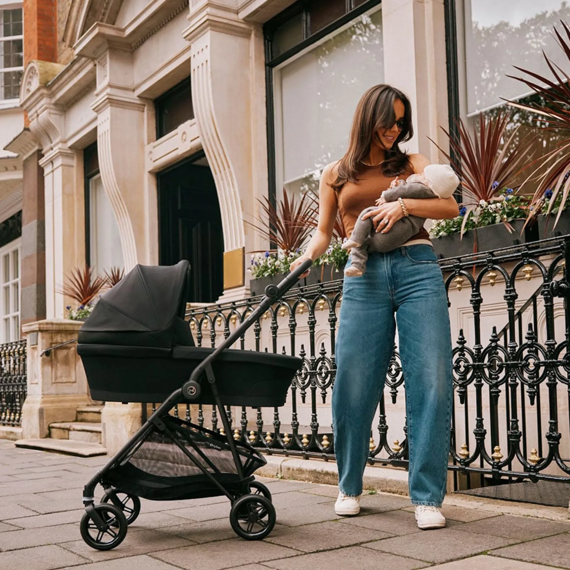 Tout Pour Vos Balades|Nacelles*CYBEX Nacelle Melio Cot de Stormy Blue