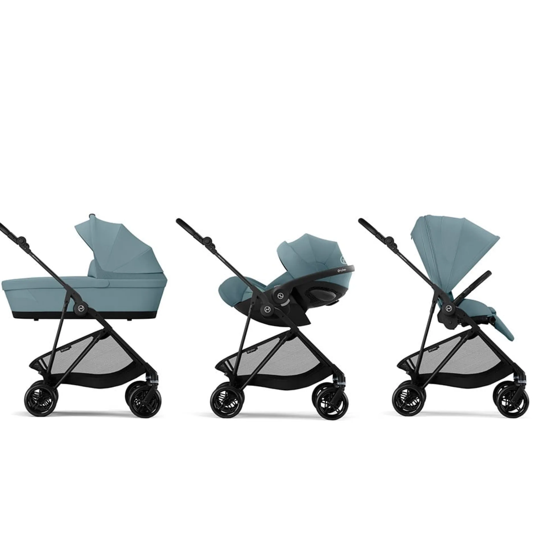 Tout Pour Vos Balades|Nacelles*CYBEX Nacelle Melio Cot de Stormy Blue