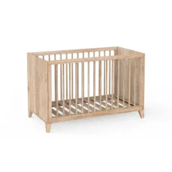 Lits 60X120 Évolutifs*Théo Naia Lit évolutif 60 x 120 cm de Bois Naturel