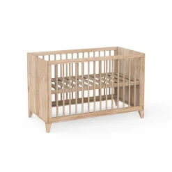 Lits 60X120 Évolutifs*Théo Naia Lit évolutif 60 x 120 cm de Bois Naturel