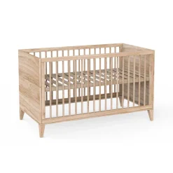 Lits 70X140 Évolutifs*Théo Naia Lit évolutif 70 x 140 cm de Bois Naturel