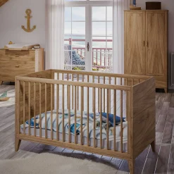 Lits 70X140 Évolutifs*Théo Naia Lit évolutif 70 x 140 cm de Bois Naturel