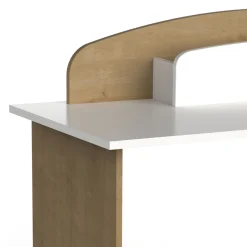 Autres Mobiliers*CBA Meubles Naili Bureau junior de Chêne hamilton / blanc