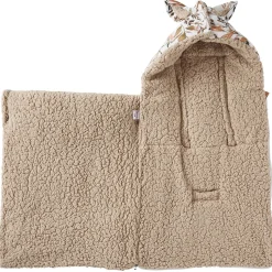 Gigoteuses & Nids D'Ange*BB&Co Nid d'ange en coton doublé sherpa de Feuillage