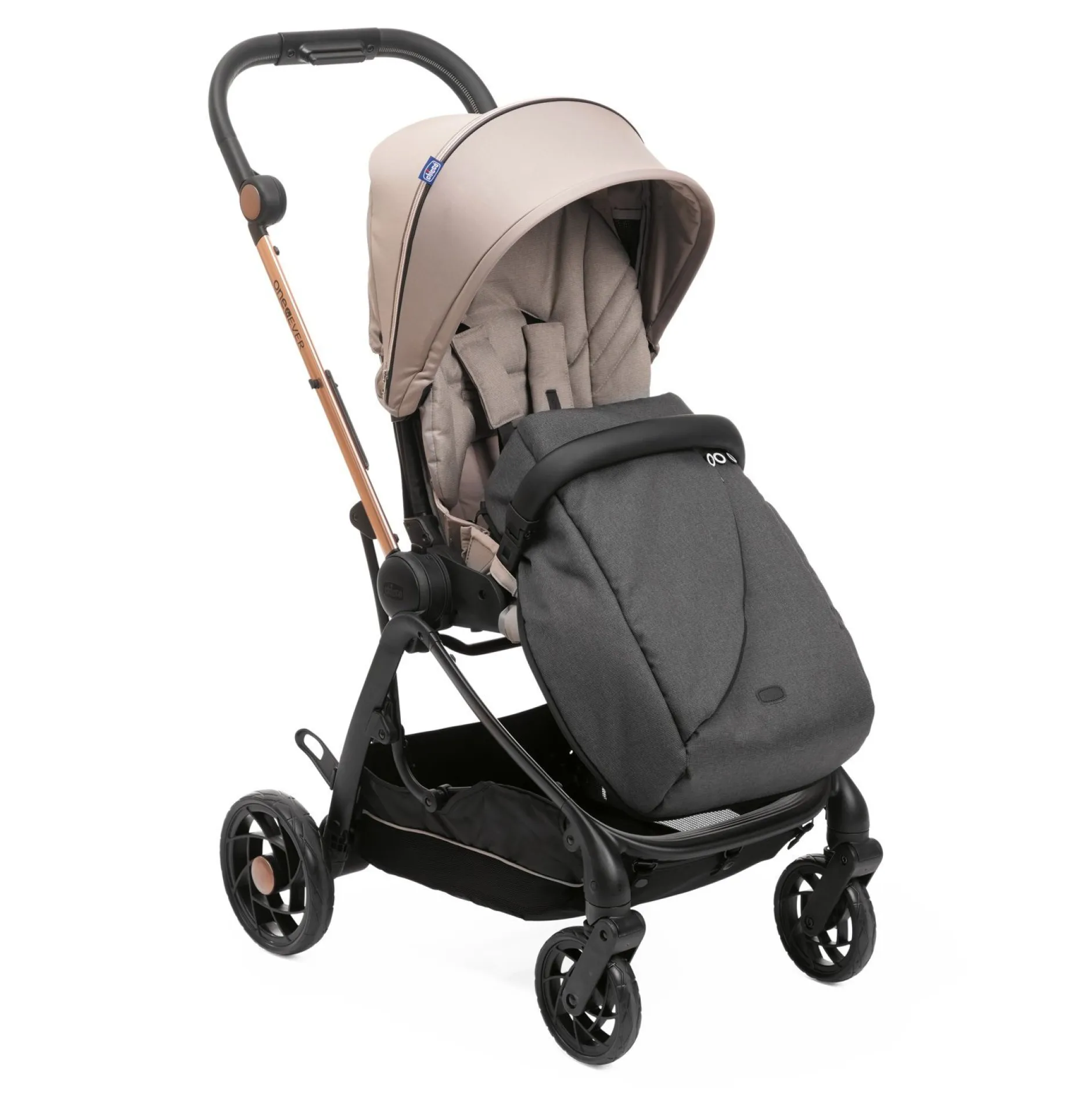 Gigoteuses & Nids D'Ange|Tout Pour Vos Balades*Chicco Nid d'ange Poussette One4Ever de Black