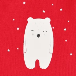 Bodies|Bodies*P'tit bisou Noël Lot de 2 bodies manches longues de rouge et blanc