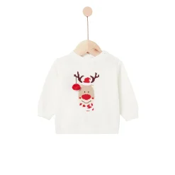 Gilets, Pulls, Cardigans|Gilets, Pulls*P'tit bisou Noël Pull de Ecru