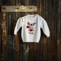 Gilets, Pulls, Cardigans|Gilets, Pulls*P'tit bisou Noël Pull de Ecru