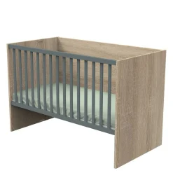 Lits 70X140 Évolutifs*Sauthon Baby's Sweet Home Nova New Lit de Gris volcan