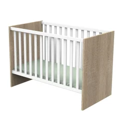 Lits 60X120 Non Évolutifs*Sauthon Baby's Sweet Home Nova new lit 60x120 de Blanc lin