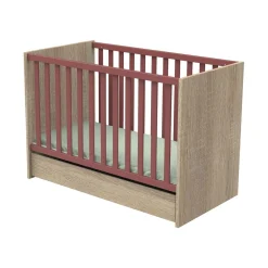Lits 60X120 Non Évolutifs*Sauthon Baby's Sweet Home Nova new lit 60x120 de Rose canyon