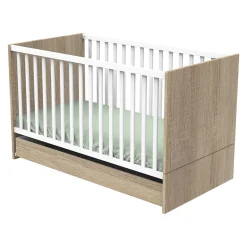Lits 70X140 Évolutifs*Sauthon Baby's Sweet Home Nova new Little Big Bed 70x140 de Blanc lin
