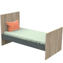 Lits 70X140 Évolutifs*Sauthon Baby's Sweet Home Nova new Little Big Bed 70x140 de Gris volcan