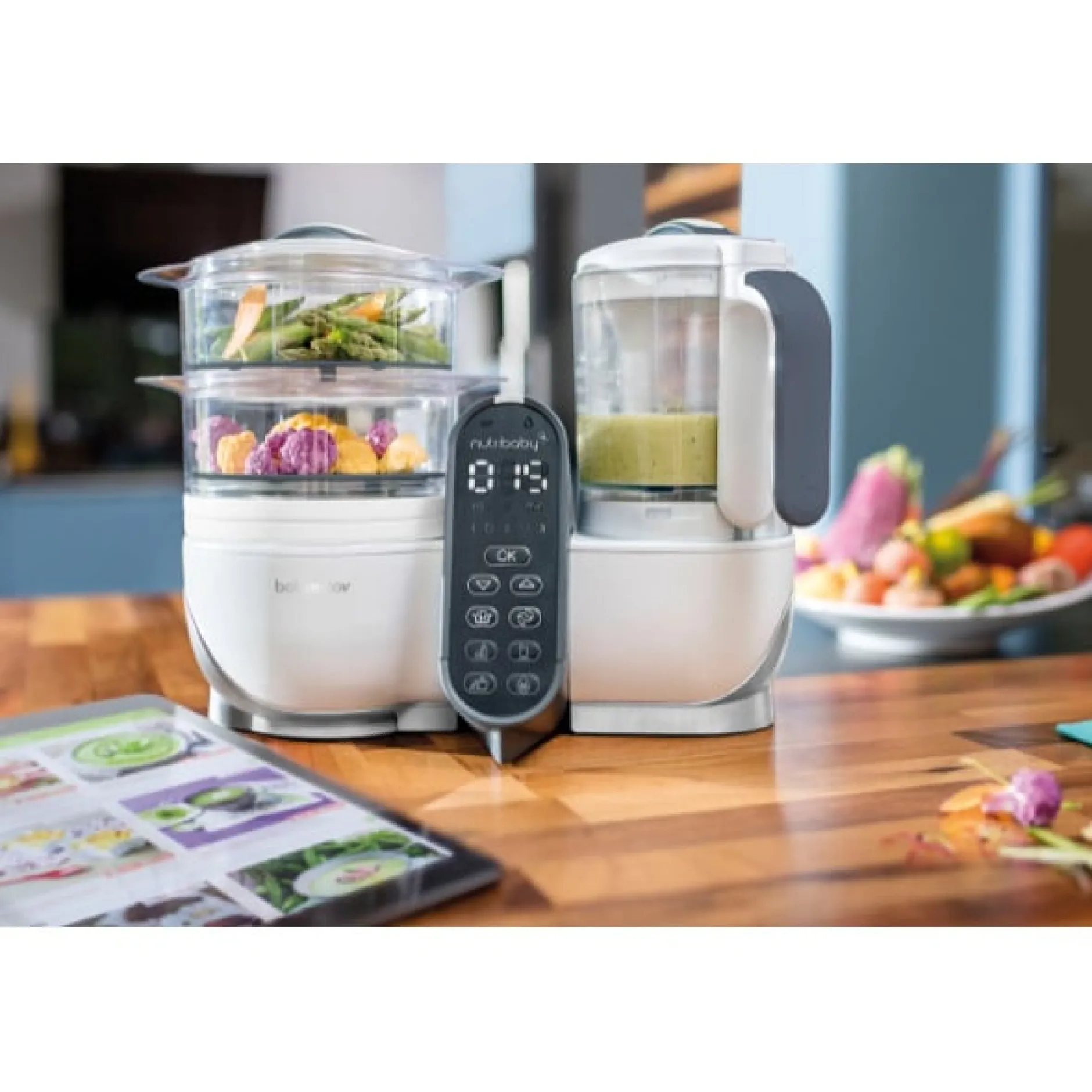 Cuiseurs Et Mixeurs*Babymoov Nutribaby(+) Robot Multifonctions bébé 6 en 1 de Industrial Grey