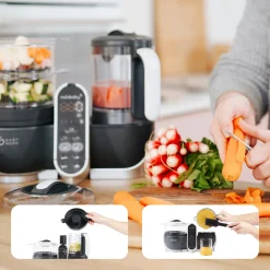 Cuiseurs Et Mixeurs*Babymoov Nutribaby(+) Robot Multifonctions bébé 6 en 1 de Industrial Grey