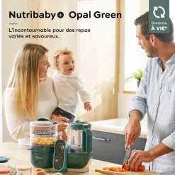 Cuiseurs Et Mixeurs*Babymoov Nutribaby(+) Robot Multifonctions bébé 6 en 1 de Opal Green