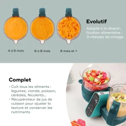 Cuiseurs Et Mixeurs*Babymoov Nutribaby(+) Robot Multifonctions bébé 6 en 1 de Opal Green