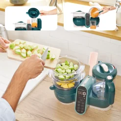 Cuiseurs Et Mixeurs*Babymoov Nutribaby(+) Robot Multifonctions bébé 6 en 1 de Opal Green