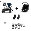 Tout Pour Vos Balades|Poussettes Doubles & Triples* Offre Cybex : Poussette Gazelle + Adaptateurs + Cloud T = 899€ de CYBEX