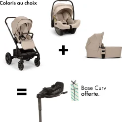 Bases De Sièges Auto|Sièges Auto Isofix* Offre Nuna : Base Curv OFFERTE pour l'achat d'une Poussette Mixx Next + Nacelle Mixx Next + Siège auto Pipa Next de Nuna