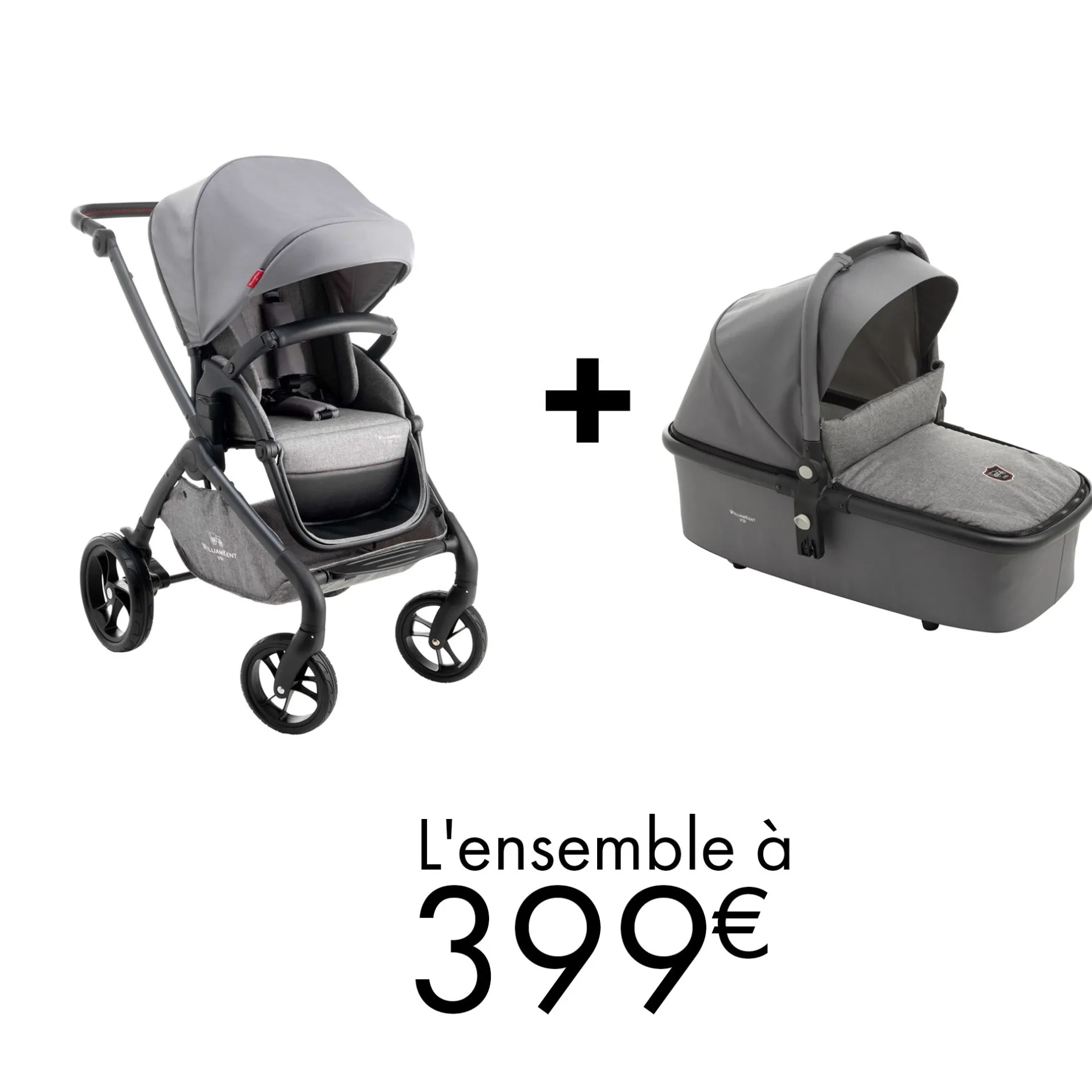 Tout Pour Vos Balades|Nacelles* Offre William Kent 1733 : Pousette Vega + Nacelle Lyra = 399€ de William Kent 1733