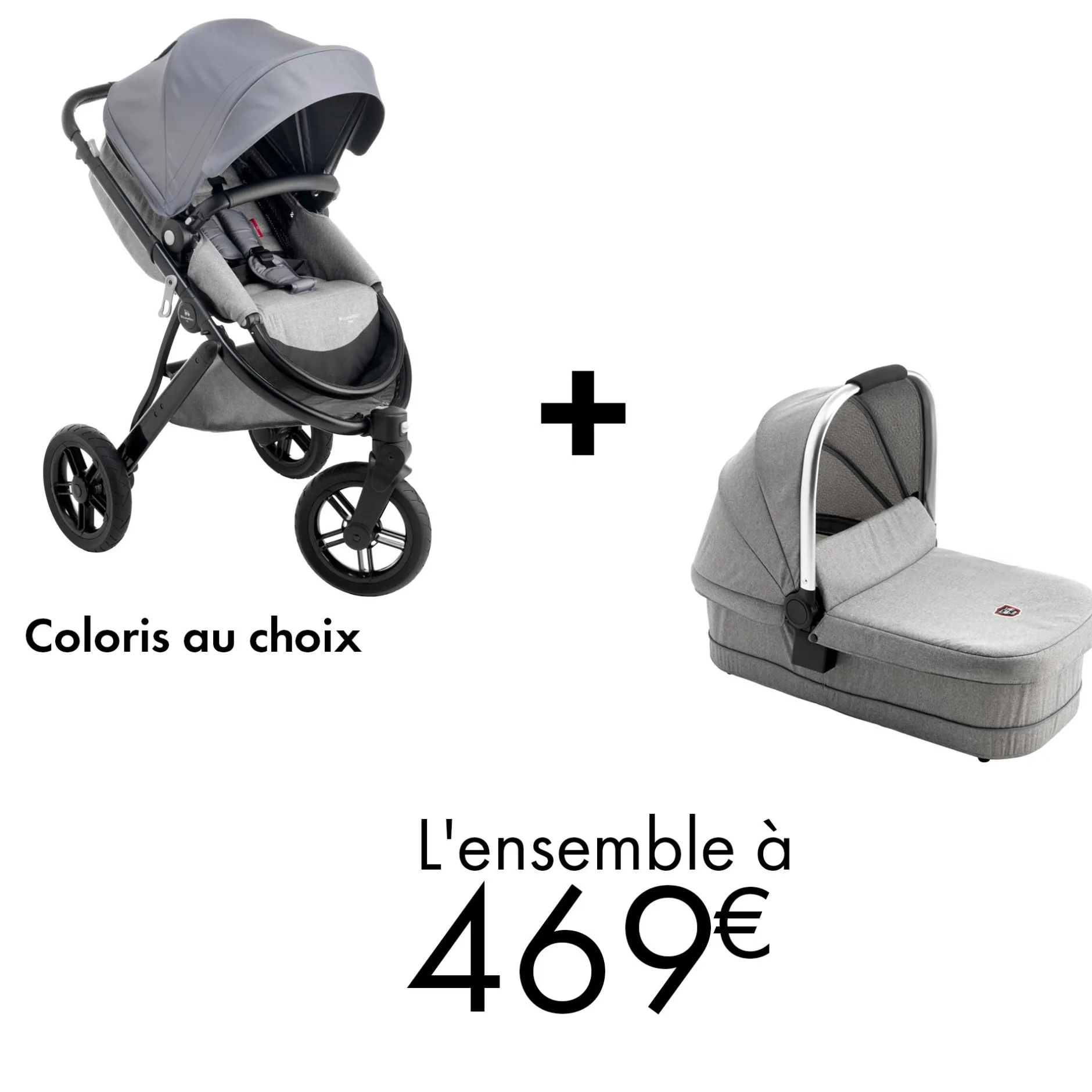 Tout Pour Vos Balades|Nacelles* Offre William Kent 1733 : Pousette Phénix + Nacelle Phénix = 469€ de William Kent 1733