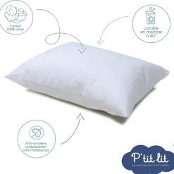 Couettes Et Oreillers*P'tit lit Oreiller anti-acarien 40 x 60 cm de
